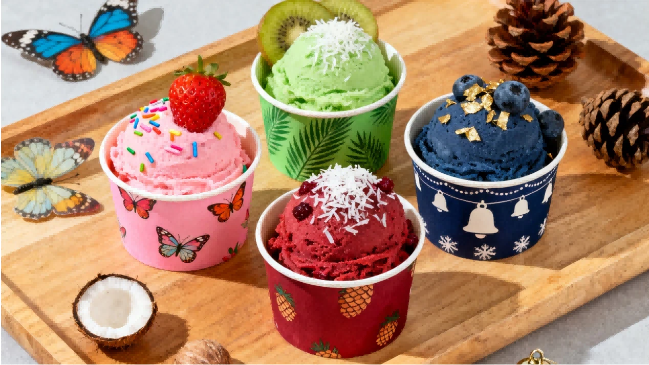 customizable Paper Ice Cream Cups factory 2 customizable Paper Ice Cream Cups factory 2