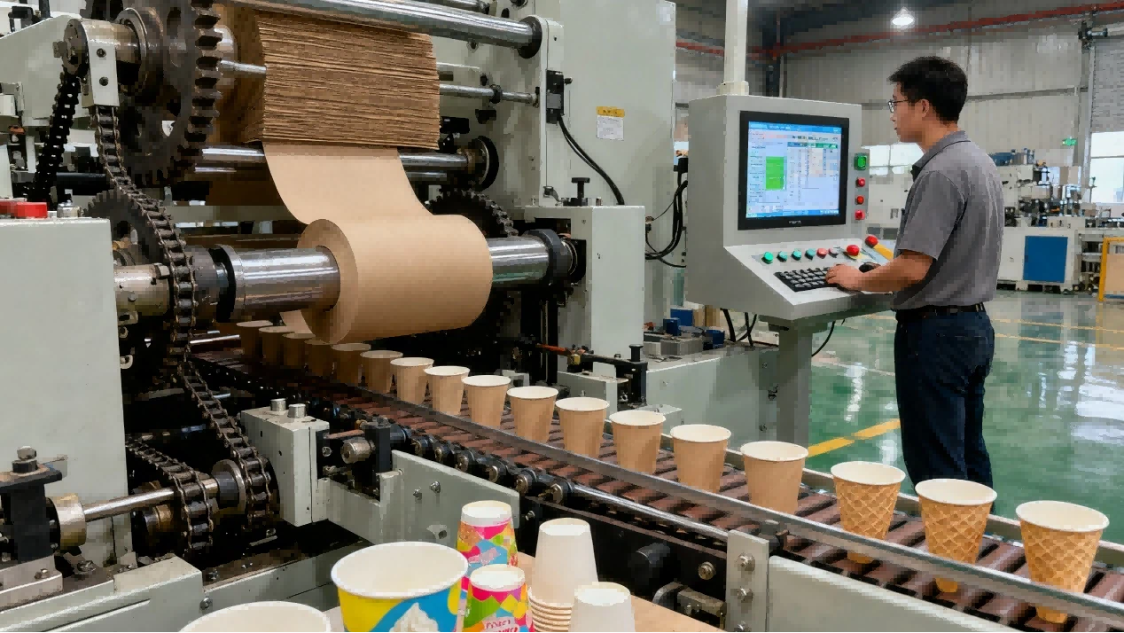 customizable Paper Ice Cream Cups factory 3 customizable Paper Ice Cream Cups factory 3